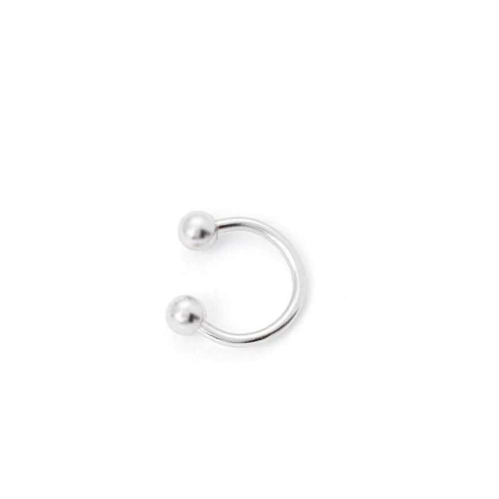 Silver Hoop Nose Ring